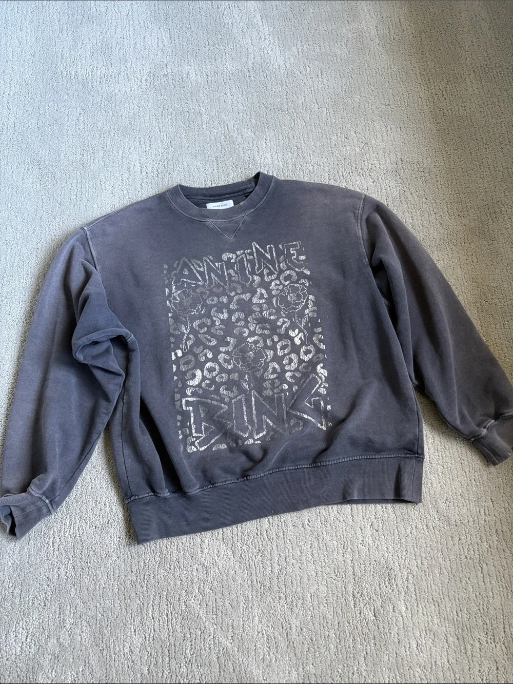Anine Bing Vintage Swestshirt - Picture 1 of 7